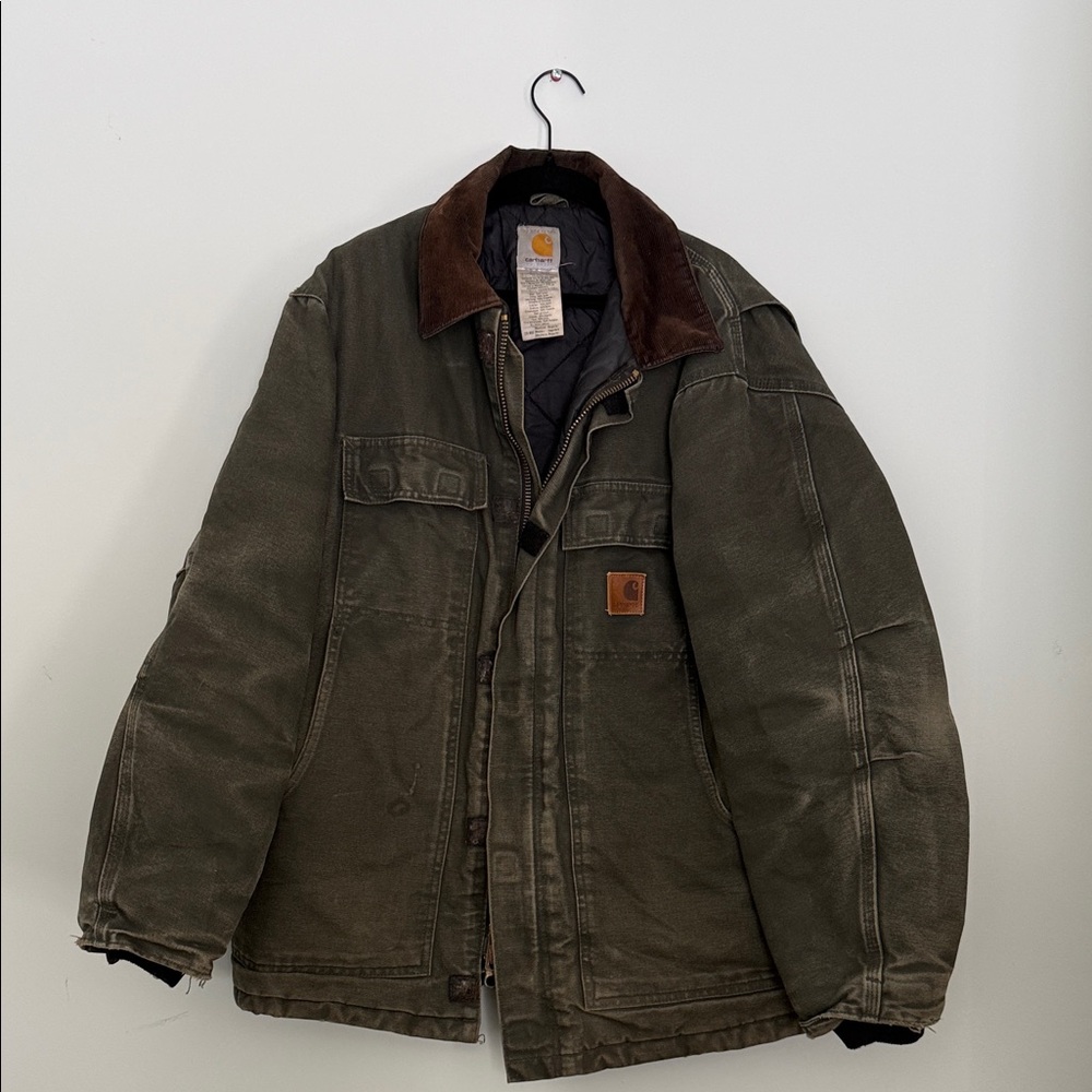 Carhartt Men's Dark Olive Field Jacket